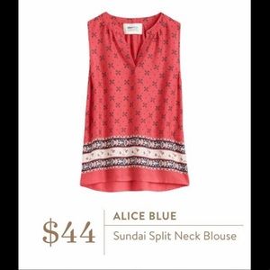 Alice Blue for Stitch Fix Sundial sleeveless Top
